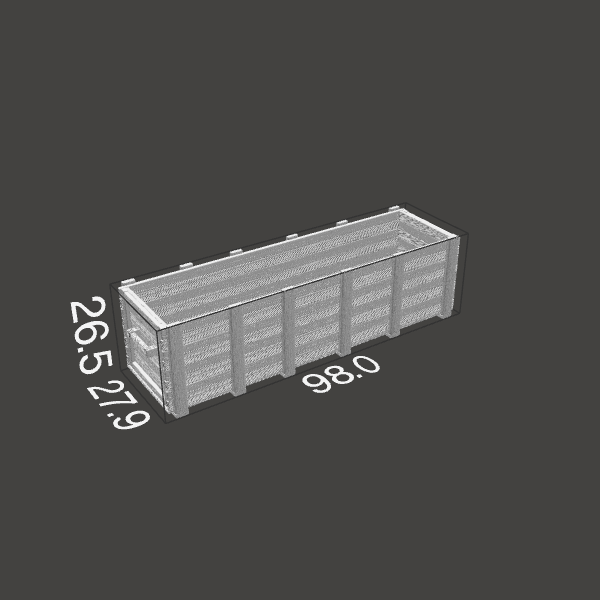 Rectangular box - 3D model - Studia3D
